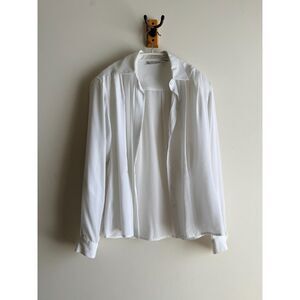 Vintage Evan Picone Ivory Blouse - W 8